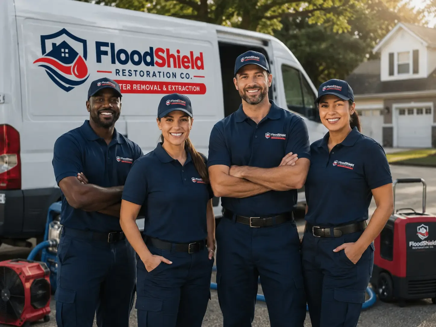 Flood Damage Restoration company in Tyler Hill, PA